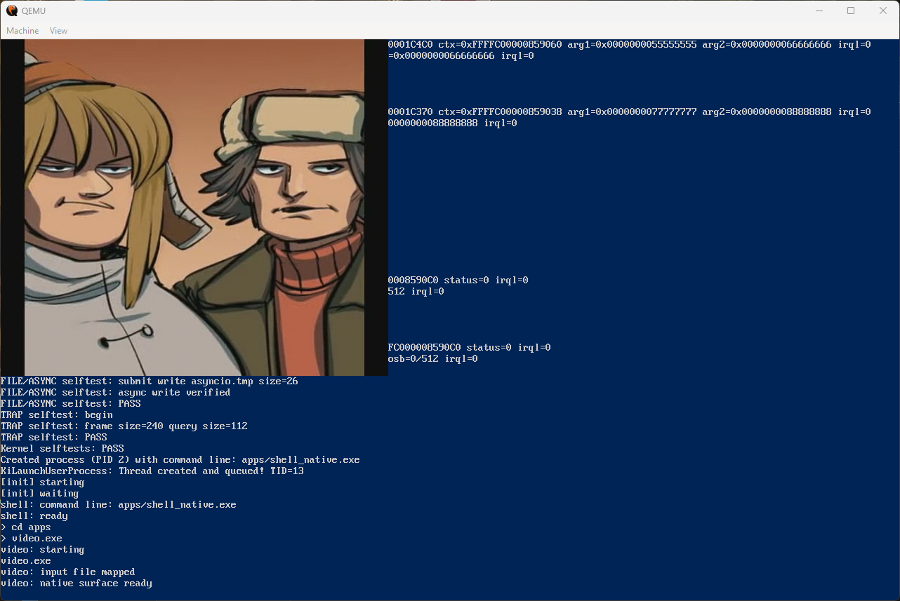 video.exe running bink video 2